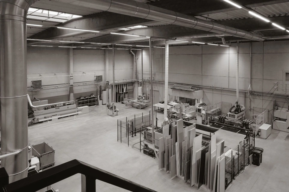 Atelier - zwart wit impressiefoto