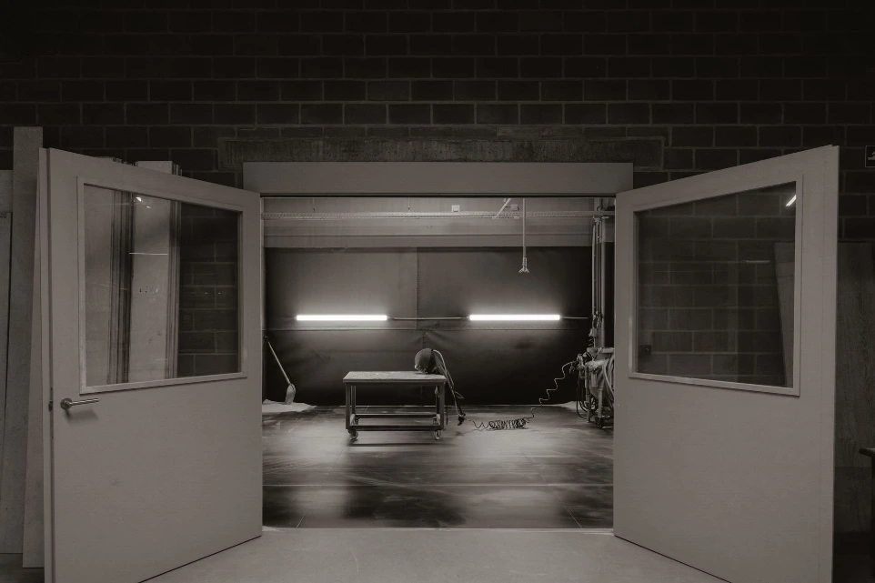 Atelier - zwart wit impressiefoto