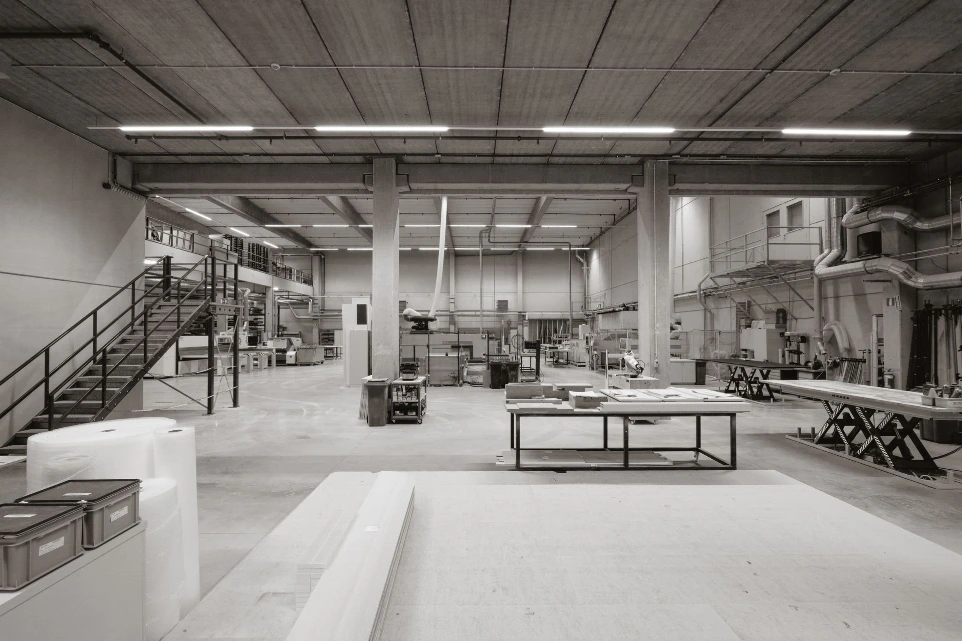 Atelier - zwart wit impressiefoto